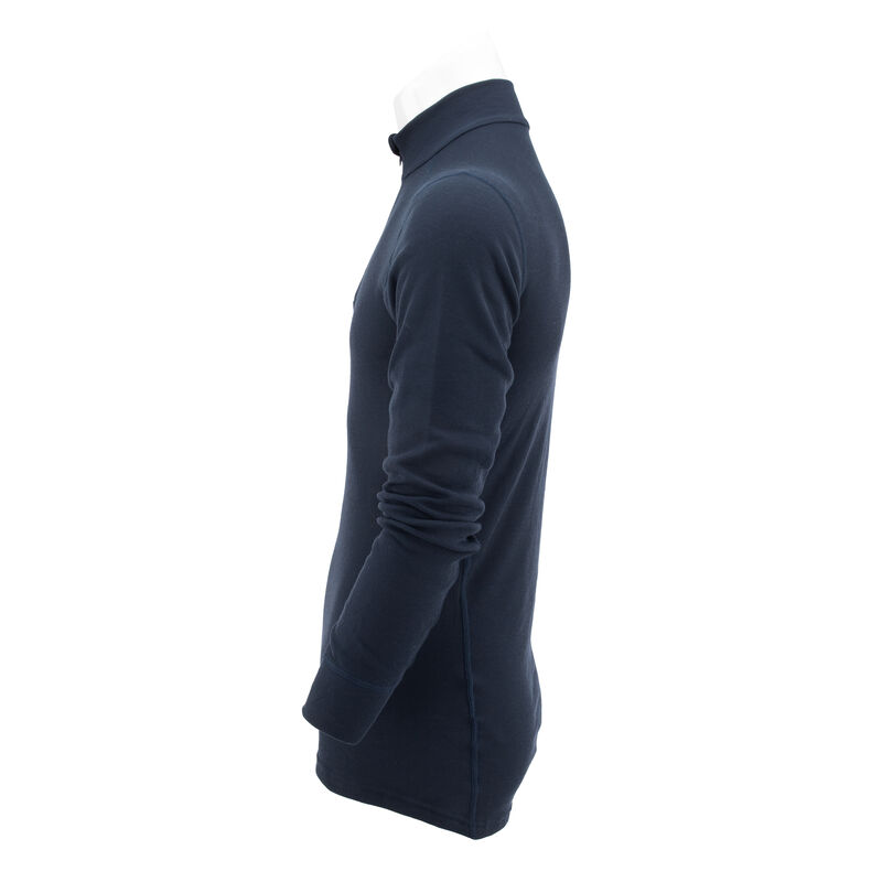 Dutch Navy Blue 1/4 Zip Long Sleeve Shirt | Issued, , large image number 2